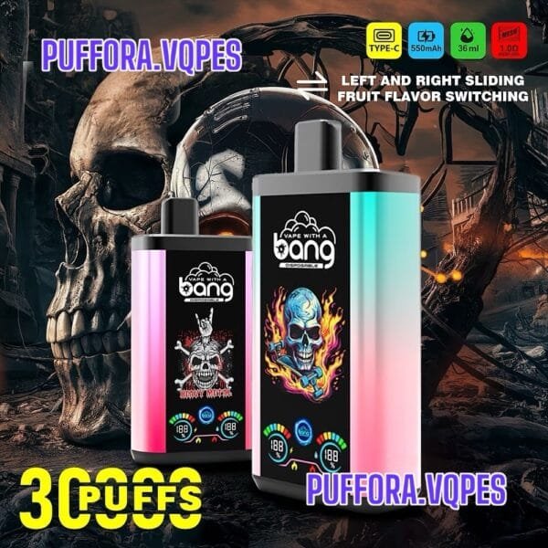 Bang 30K Pro: 30,000 Puffs Disposable Vape with Dual-Flavor System